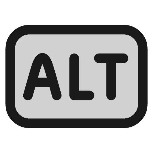 Alt icon, line style, from andrsrxn/icons