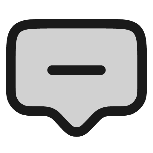 Annotations minus icon, line style, from andrsrxn/icons