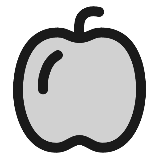 Apple icon, line style, from andrsrxn/icons