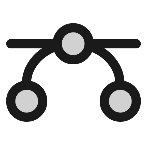 Bezier icon, line style, from andrsrxn/icons