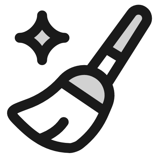 Blush brush sparkle icon, line style, from andrsrxn/icons