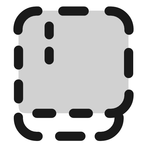Book dashed icon, line style, from andrsrxn/icons