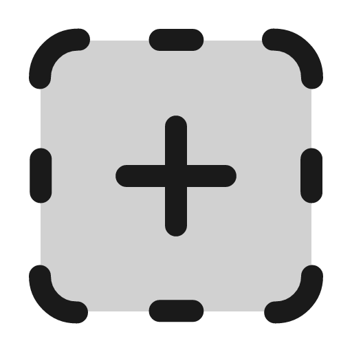 Border none icon, line style, from andrsrxn/icons