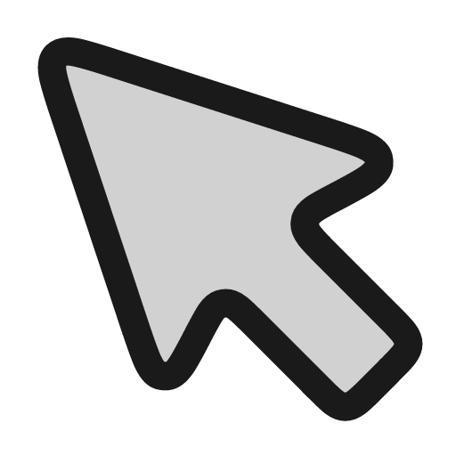 Browser cursor icon, line style, from andrsrxn/icons