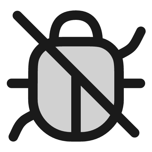 Bug off icon, line style, from andrsrxn/icons