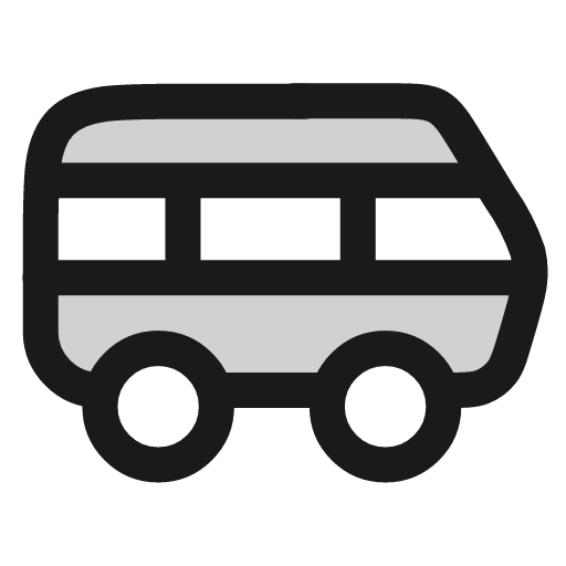 Bus icon, line style, from andrsrxn/icons