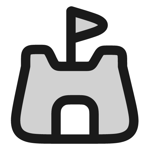 Castle icon, line style, from andrsrxn/icons