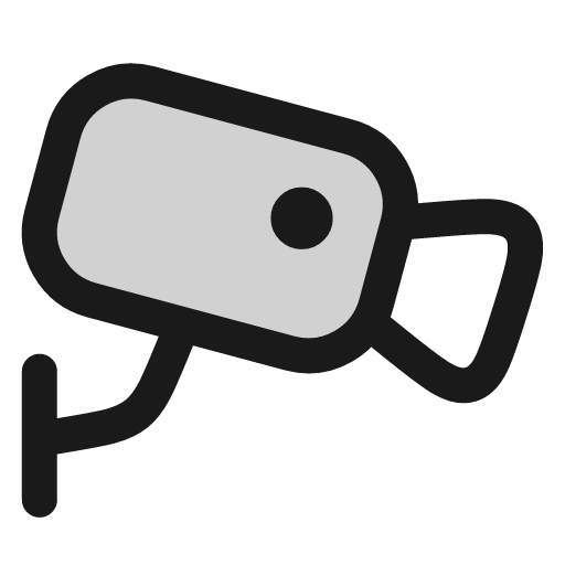 Cctv icon, line style, from andrsrxn/icons