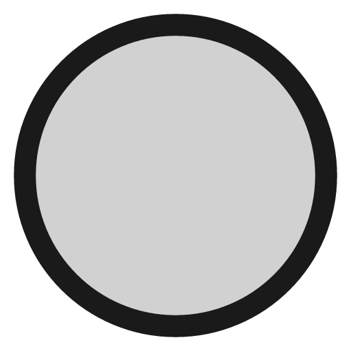 Circle icon, line style, from andrsrxn/icons