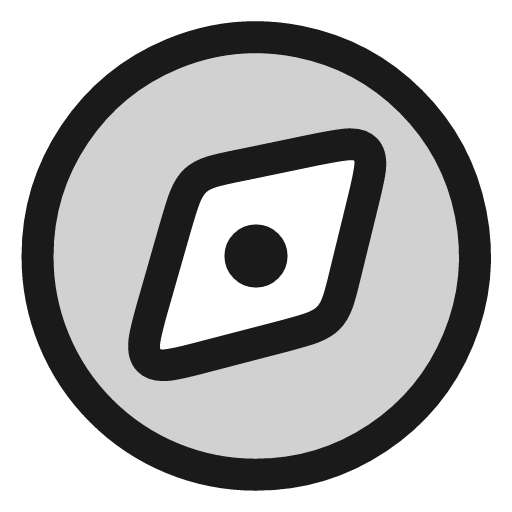 Compass icon, line style, from andrsrxn/icons