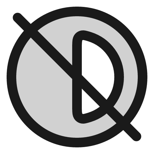 Contrast off icon, line style, from andrsrxn/icons