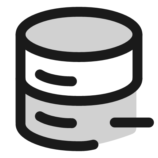 Database minus icon, line style, from andrsrxn/icons