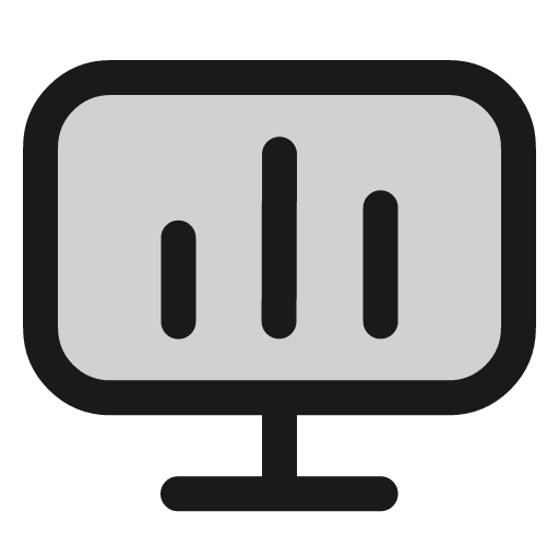 Device pc analytics icon, line style, from andrsrxn/icons