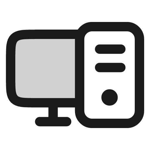 Device pc cpu icon, line style, from andrsrxn/icons