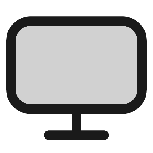 Device pc icon, line style, from andrsrxn/icons