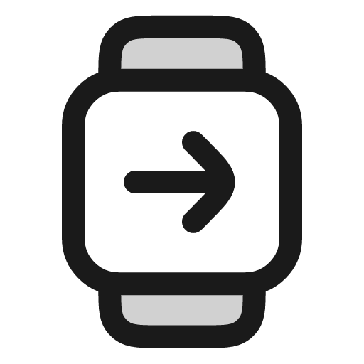 Device smartwatch move icon, line style, from andrsrxn/icons