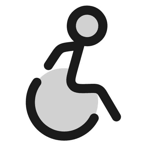 Disability icon, line style, from andrsrxn/icons