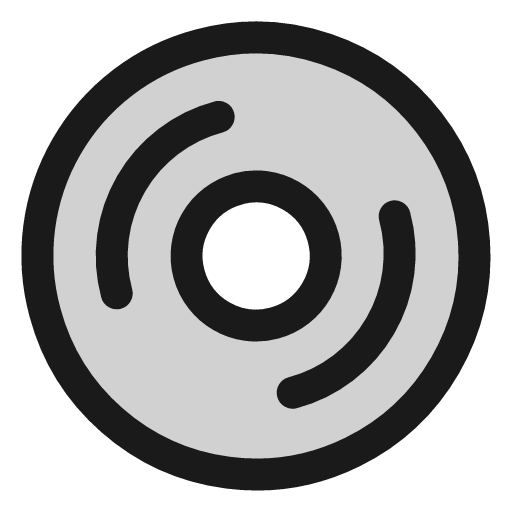 Disc icon, line style, from andrsrxn/icons