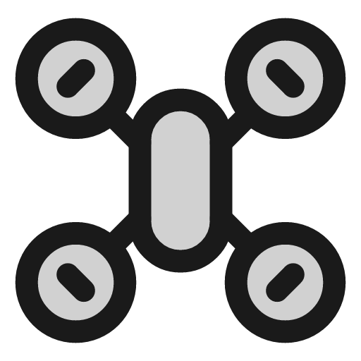Dron icon, line style, from andrsrxn/icons