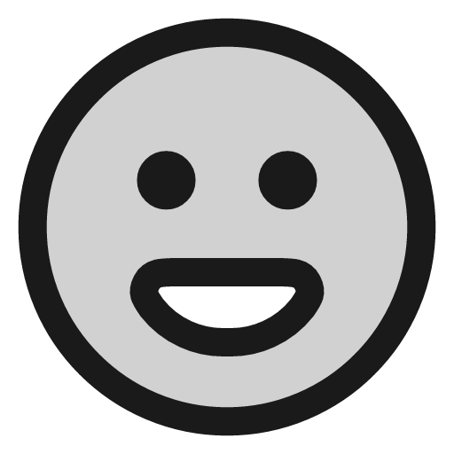 Face happy icon, line style, from andrsrxn/icons