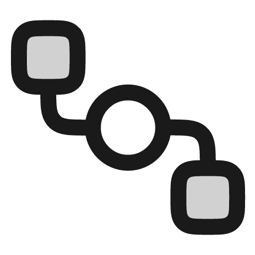 Flow icon, line style, from andrsrxn/icons