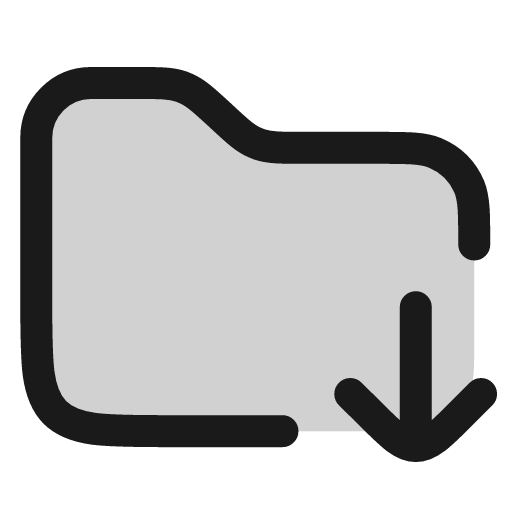 Folder out icon, line style, from andrsrxn/icons