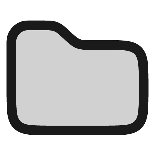 Folder icon, line style, from andrsrxn/icons