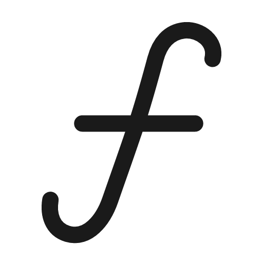 Function icon, line style, from andrsrxn/icons