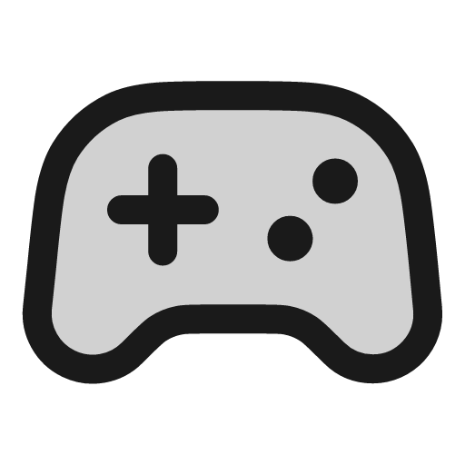 Game controller icon, line style, from andrsrxn/icons