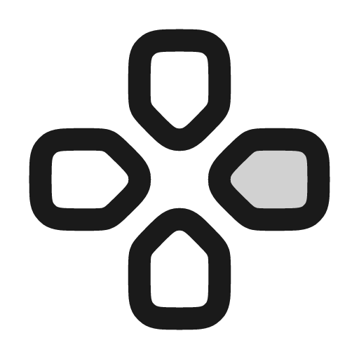 Gamepad directional right icon, line style, from andrsrxn/icons