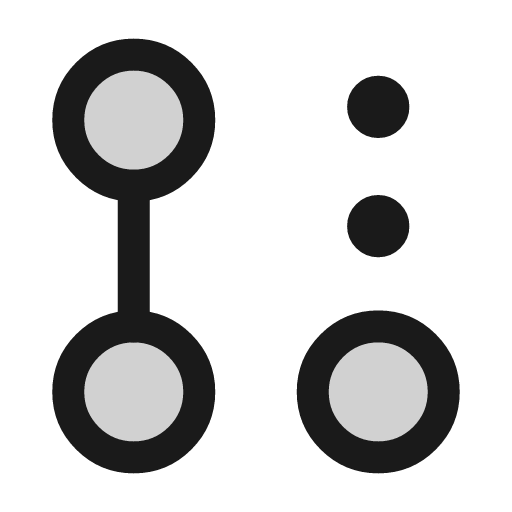 Git pr draft icon, line style, from andrsrxn/icons