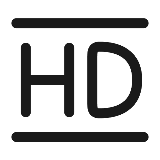 Hd icon, line style, from andrsrxn/icons