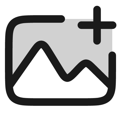 Image plus icon, line style, from andrsrxn/icons