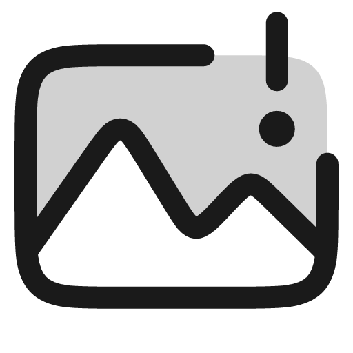 Image warning icon, line style, from andrsrxn/icons