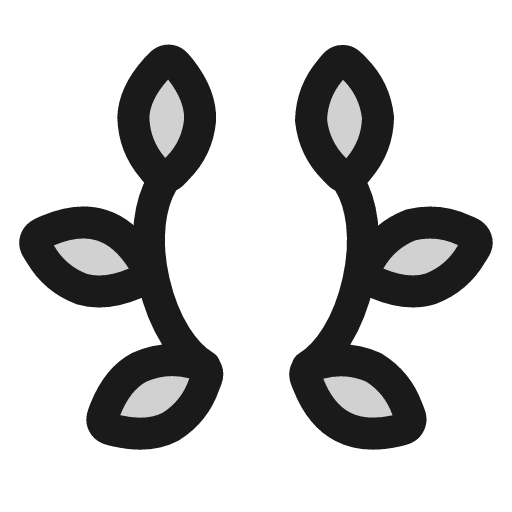 Laurel wreath icon, line style, from andrsrxn/icons
