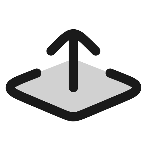 Layer up icon, line style, from andrsrxn/icons