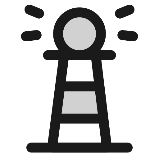Lighthouse icon, line style, from andrsrxn/icons