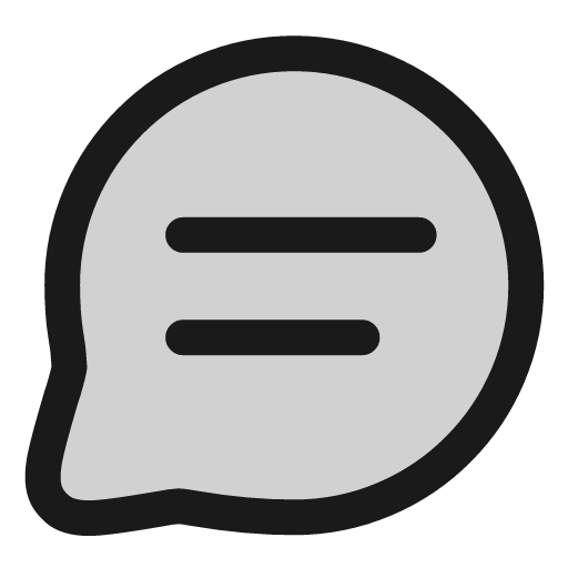 Message content icon, line style, from andrsrxn/icons