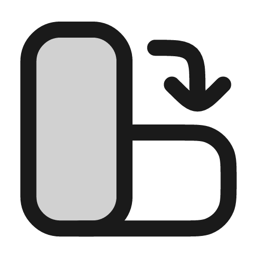 Portrait to landscape icon, line style, from andrsrxn/icons