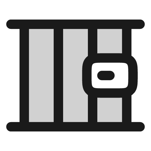 Prison icon, line style, from andrsrxn/icons