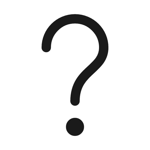 Question mark icon, line style, from andrsrxn/icons