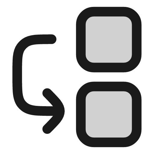 Relocate down icon, line style, from andrsrxn/icons