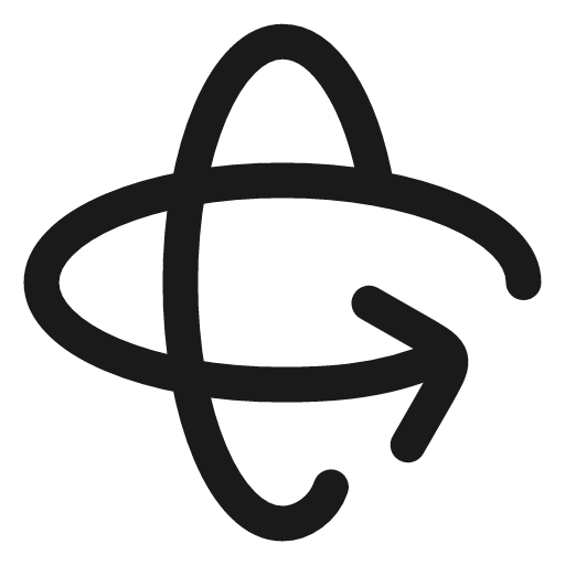 Rotate 3d icon, line style, from andrsrxn/icons