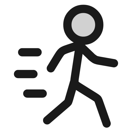 Run icon, line style, from andrsrxn/icons