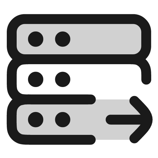 Server move icon, line style, from andrsrxn/icons