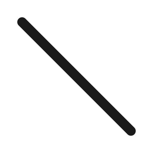 Slash inverted icon, line style, from andrsrxn/icons