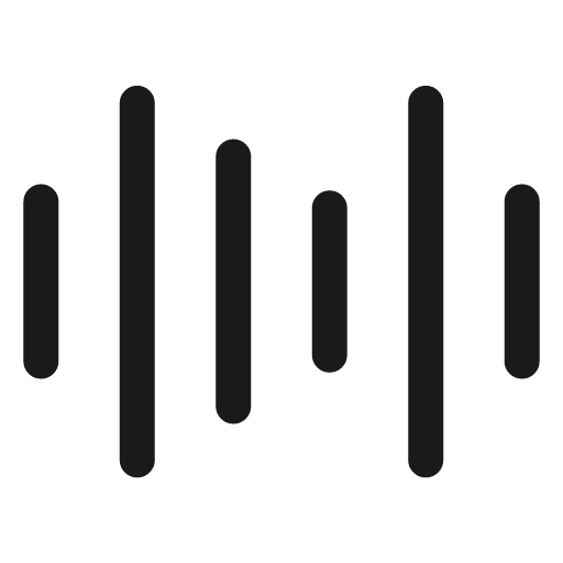 Sound wave icon, line style, from andrsrxn/icons