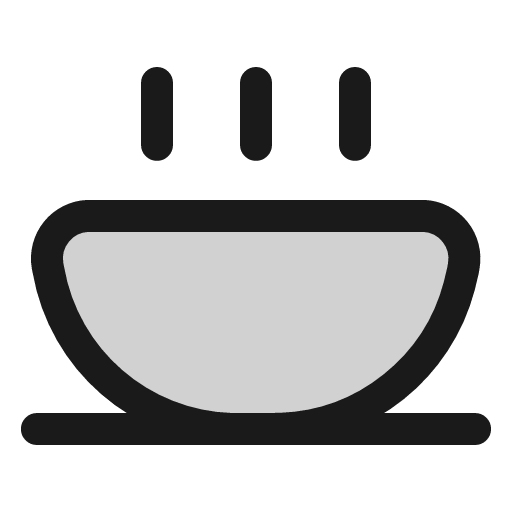 Soup icon, line style, from andrsrxn/icons