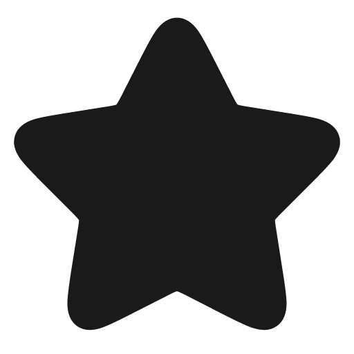 Star filled icon, filled style, from andrsrxn/icons