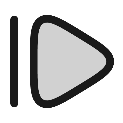 Step forward icon, line style, from andrsrxn/icons